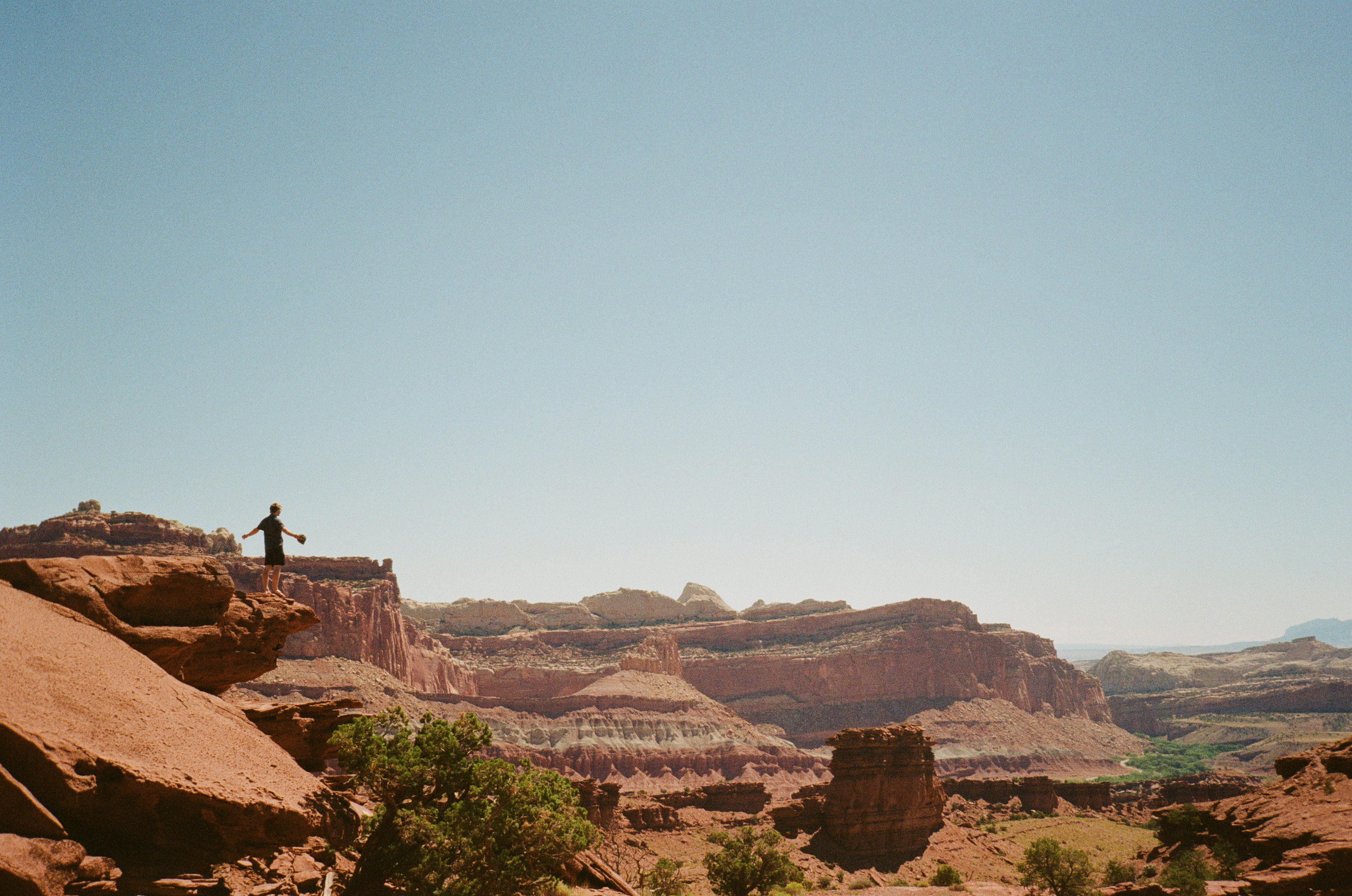 Matt overlooking Capitol Reef